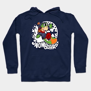 Snowboard rider flake Hoodie